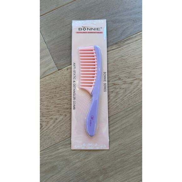 Bonnie Wigsbuy Anti-Static & Detangler Comb Brush Pink Purple NEW - Picture 1 of 2